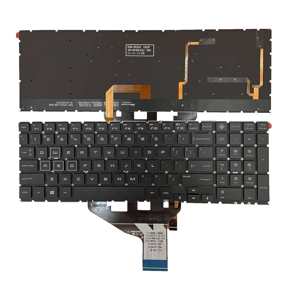 Bàn phím laptop HP Omen 15-dh000, 15t-dh000, 15-dc000, 15t-dc000 (LED, BH 6TH)