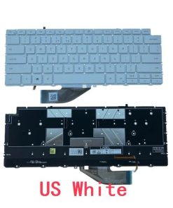 Bàn phím laptop Dell XPS 13 7390 (2 in 1), 9310 (2 in 1) Trắng cáp ngắn (LED, BH 6TH)