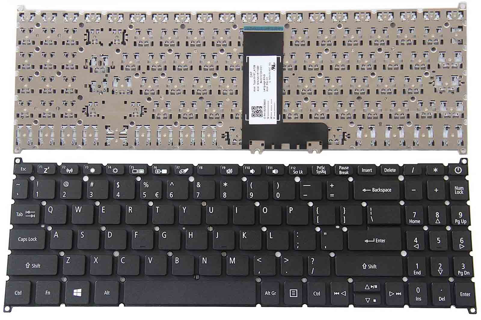 Bàn phím laptop Acer Aspire 5 A515-43, A515-44, A515-45, A515-46, A515-52, A515-54, A515-55, A515-56 (ZIN)