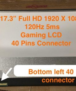 Màn Hình 17.3" Led Slim 40p Fhd (120hz) =Có Viền= *Socket Trái*