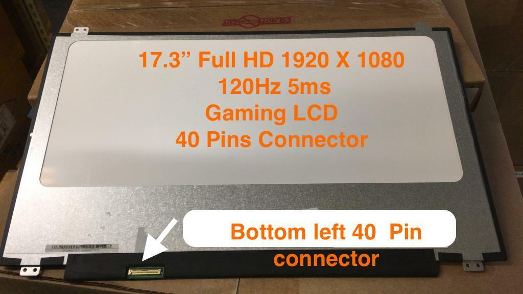 Màn Hình 17.3" Led Slim 40p Fhd (120hz) =Có Viền= *Socket Trái*
