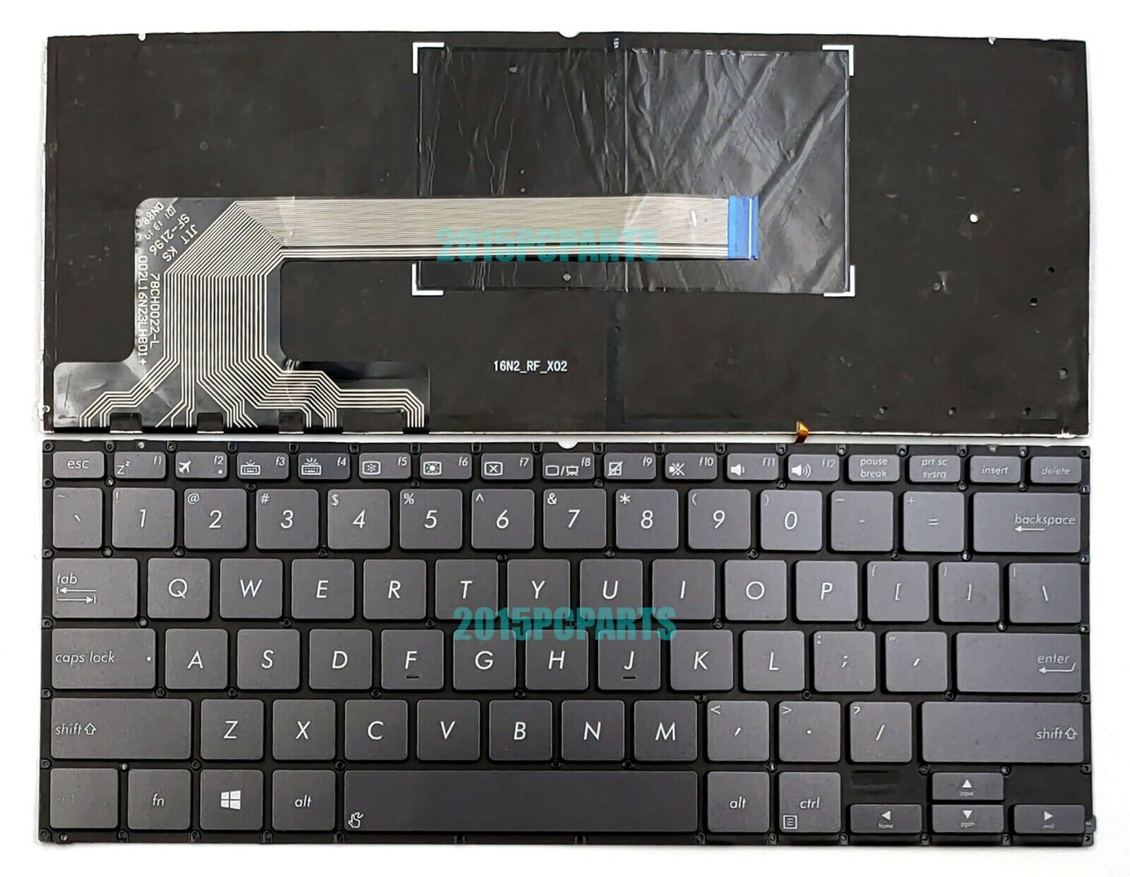 Bàn phím laptop Asus Zenbook Flip S UX370, UX370U, UX370UA, U370, Q325U (LED, BH 6TH)
