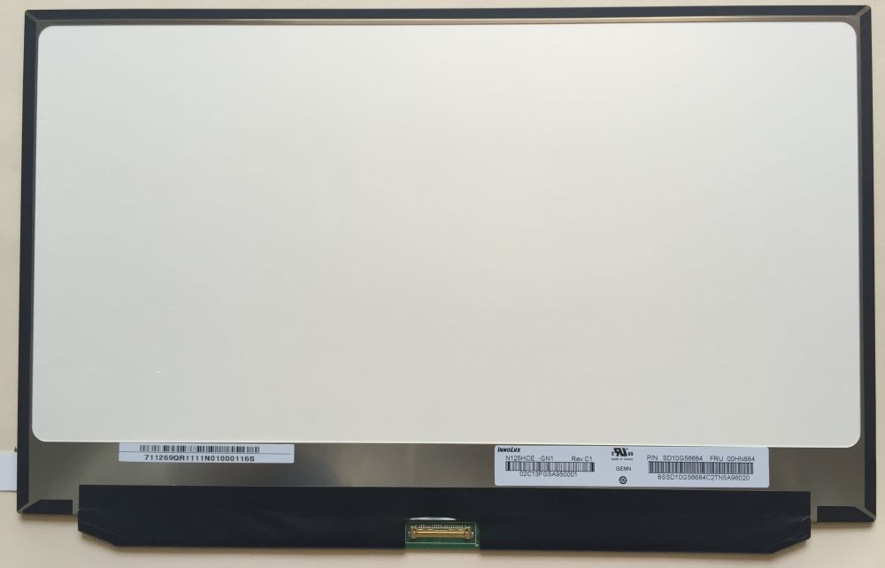 Màn Hình 12.5" Led Slim Fhd For Lenovo (Ko Pát, Socket Giữa, 30pin)