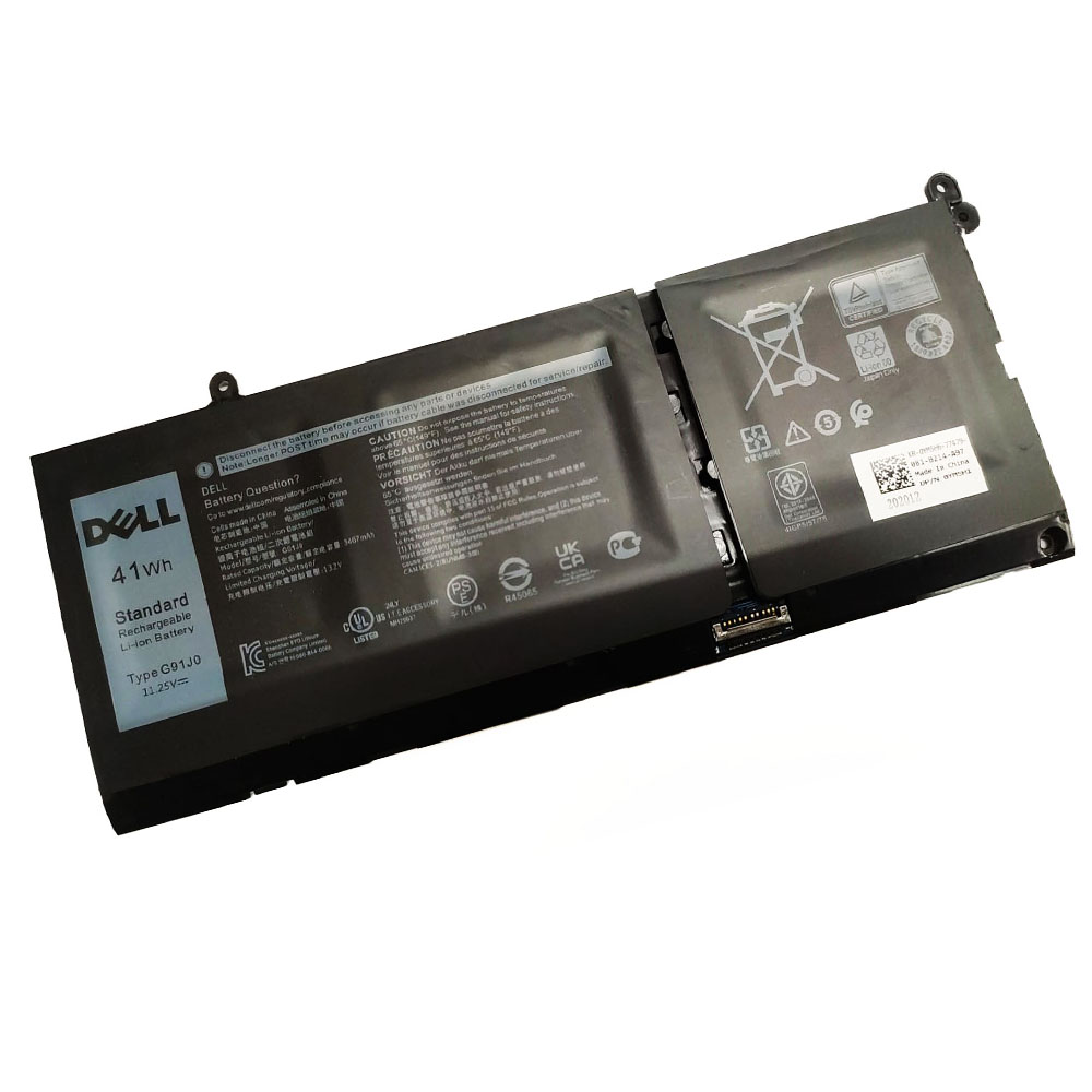 Pin laptop Dell Latitude 3320 3420 3520 Vostro 3510 3511 3515 5310 5410 5415 5510 5515 Inspiron 5418 5518 7415 G91J0 41 Wh 3 cell