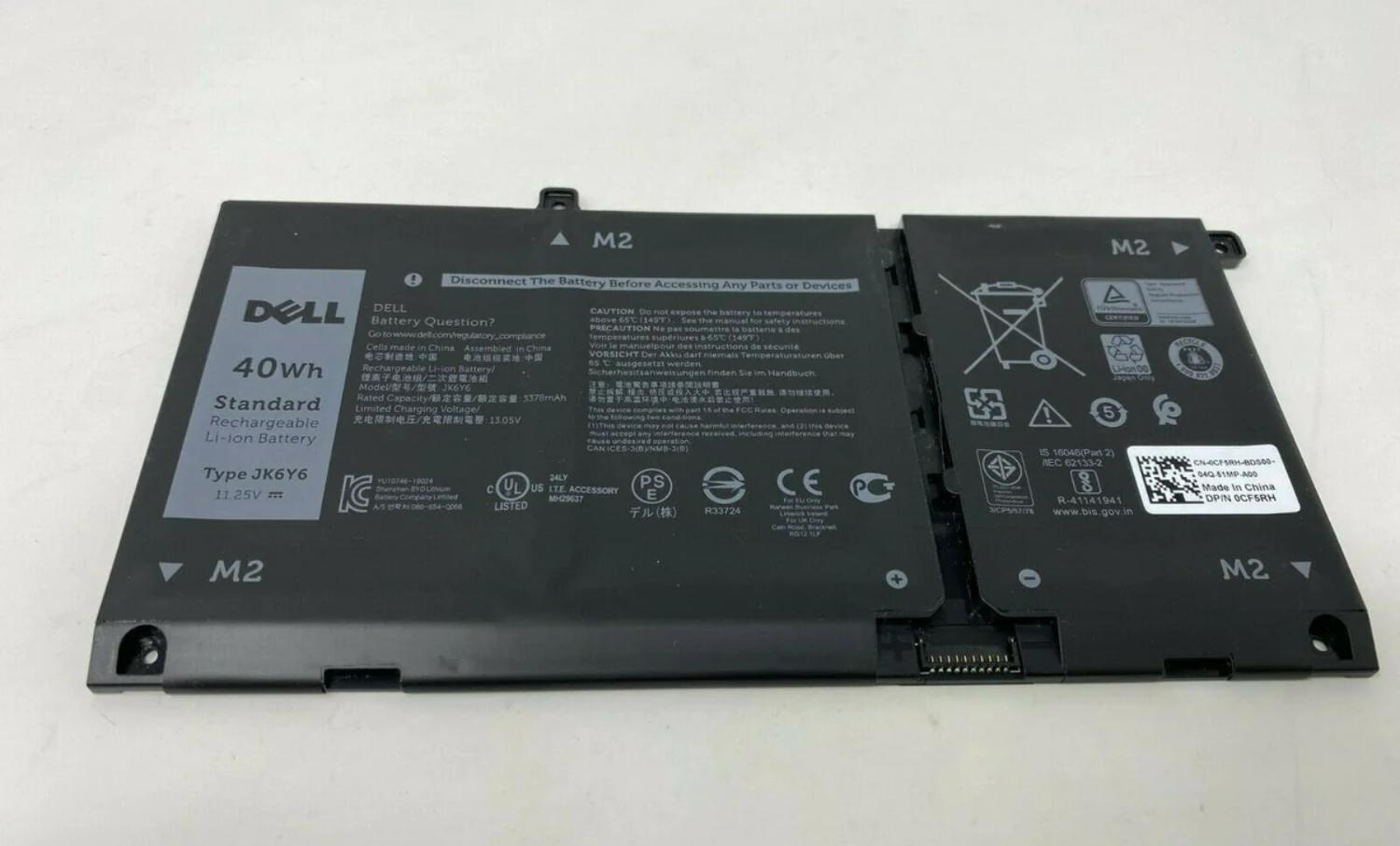 Pin laptop Dell Latitude 3410 3510 Vostro 5300 Inspiron 5300 JK6Y6 (3 cell)