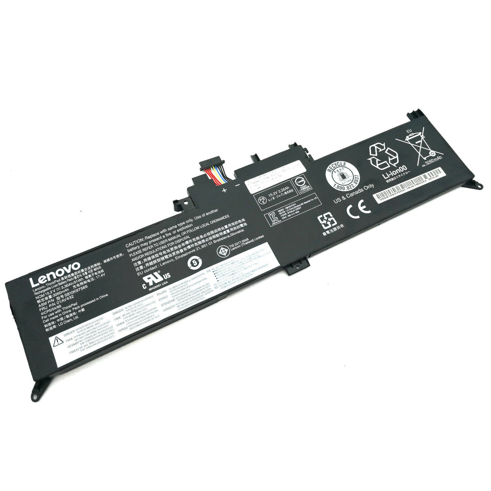 Pin laptop Lenovo ThinkPad X380 Yoga, Yoga 370, Yoga 260 – L15K4PB1 (4 cell, 51 Wh)
