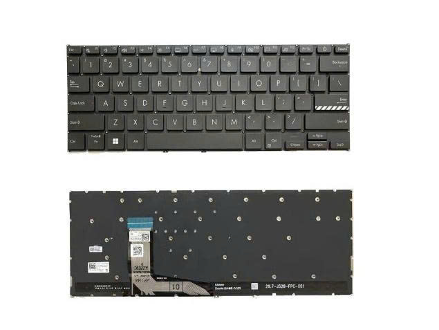 Bàn phím laptop Asus Vivobook 14 A1402, A1402Z, A1403, A1403Z, X1402, X1402Z, X1402ZA, X1403, X1403Z, X1403ZA đen (LED, BH 6TH)