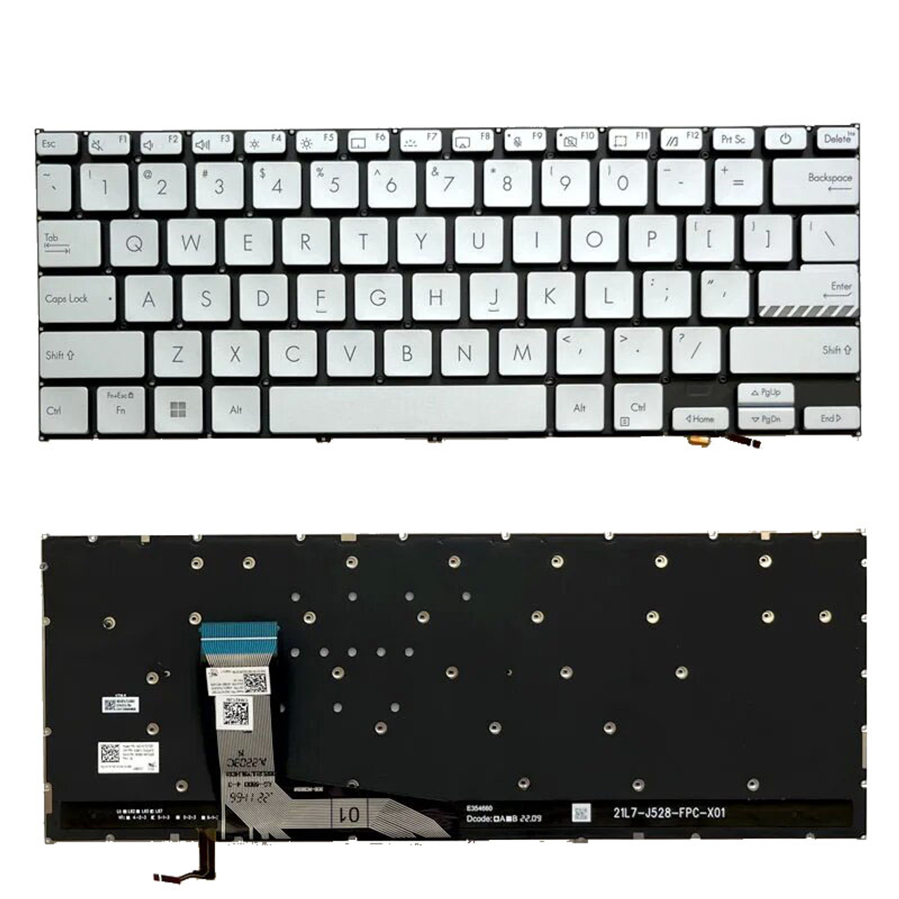 Bàn phím laptop Asus Vivobook 14 A1402 A1402Z A1403 A1403Z X1402 X1402Z X1402ZA X1403 X1403Z X1403ZA (LED, BH 6TH)