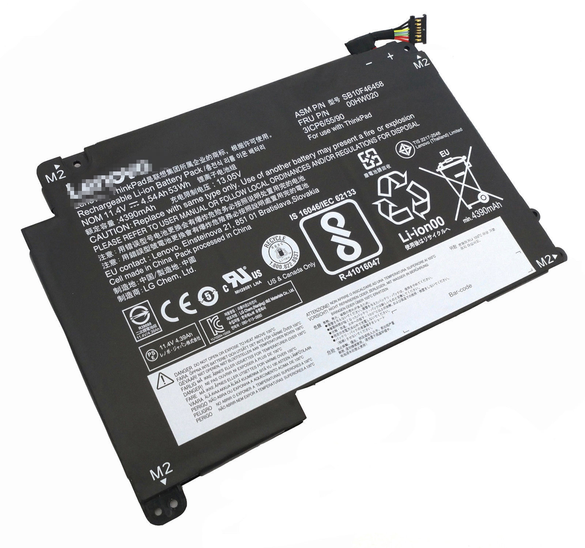 Pin laptop Lenovo ThinkPad Yoga 460, Yoga 14, P40 Yoga – 00HW020 (3 cell)
