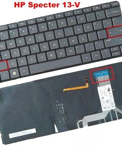 Bàn phím laptop HP Spectre 13-V000, 13-V010CA, 13-V011DX, 13-V018CA, 13-V021NR, 13-V151NR, 13T-V000, 13T-V101DX, 13T-V110CA, 13-V111DX, 13-V118CA (LED, BH 6TH)