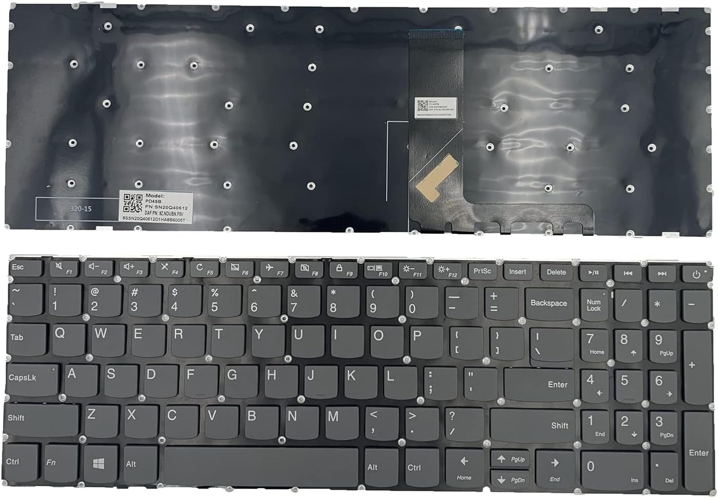 Bàn phím laptop Lenovo Yoga 520-15ISK, 520-15IKB, IdeaPad 130-15IKB, L340-15, L340-15API, L340-15IWL, L340-17, L340-17API, L340-17IWL (ZIN)