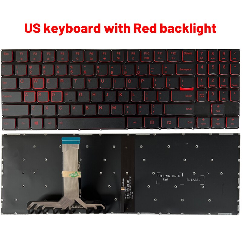 Bàn phím laptop Lenovo Legion Y540-15IRH, Y540-15IRH-PG0, Y530, Y530-15ICH, Y7000P (LED Đỏ, BH 6TH)