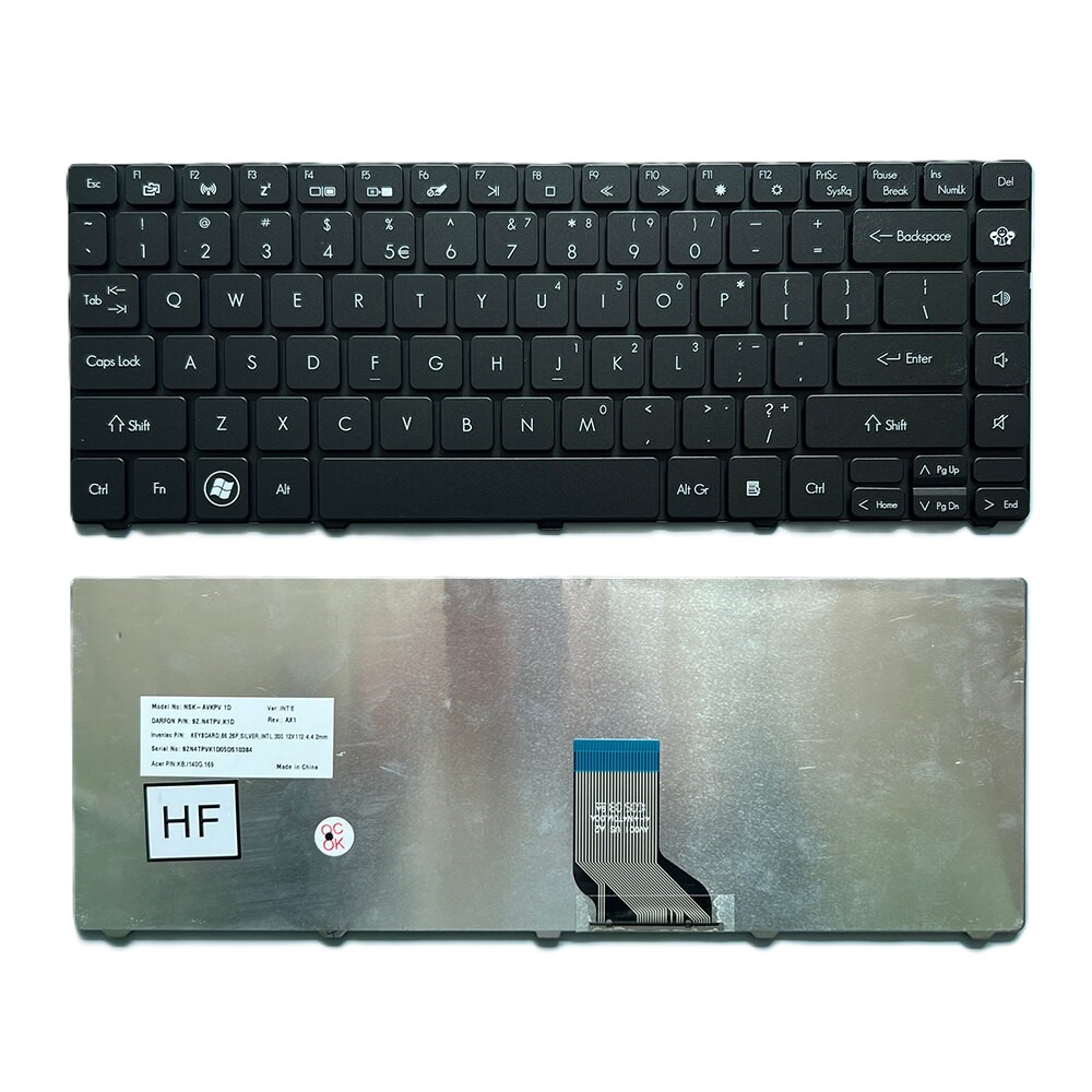 Bàn phím laptop Gateway ID49C, ID49C0, Travelmate 8481, 8481G, 8481T (Đen, RENEW, BH 6TH)