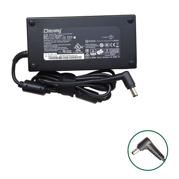 Sạc Msi 20v-6a hoặc 19.5v-6.15a (5.5mm X 2.5mm) Slim - Zin