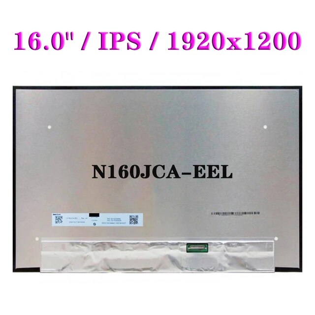 Màn Hình 16.0" Led Slim 30p Fhd+ (16:10) For Lenovo T16/p16s Gen 1 (Board Sau Lưng)