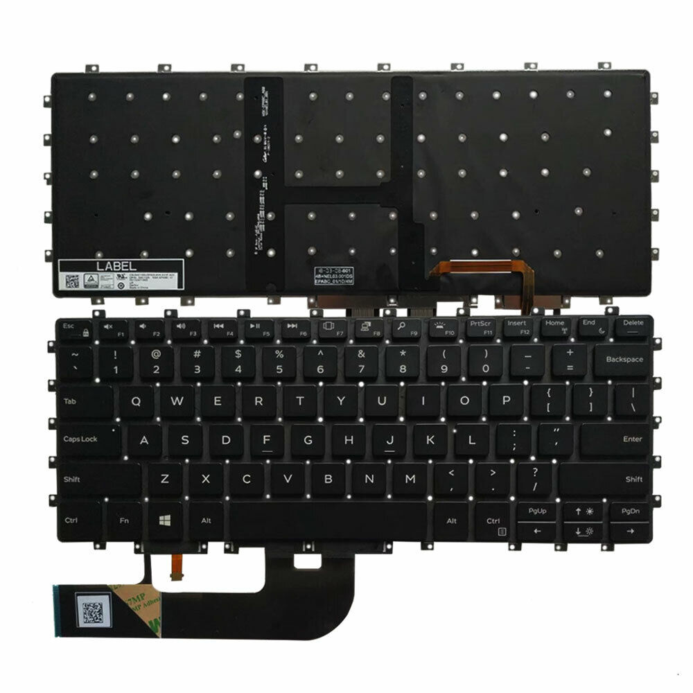 Bàn phím laptop Dell XPS 15 9575, XPS 15 7590, Precision 5530 (2-in-1) (LED, BH 6TH)