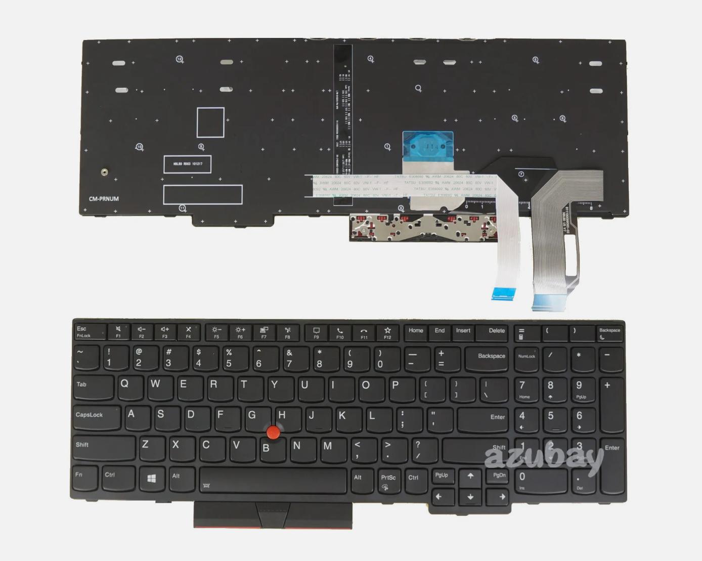 Bàn phím laptop Lenovo ThinkPad T15 Gen 1, T15 Gen 2, P15s Gen 1, P15s Gen 2 (LED, BH 6TH)