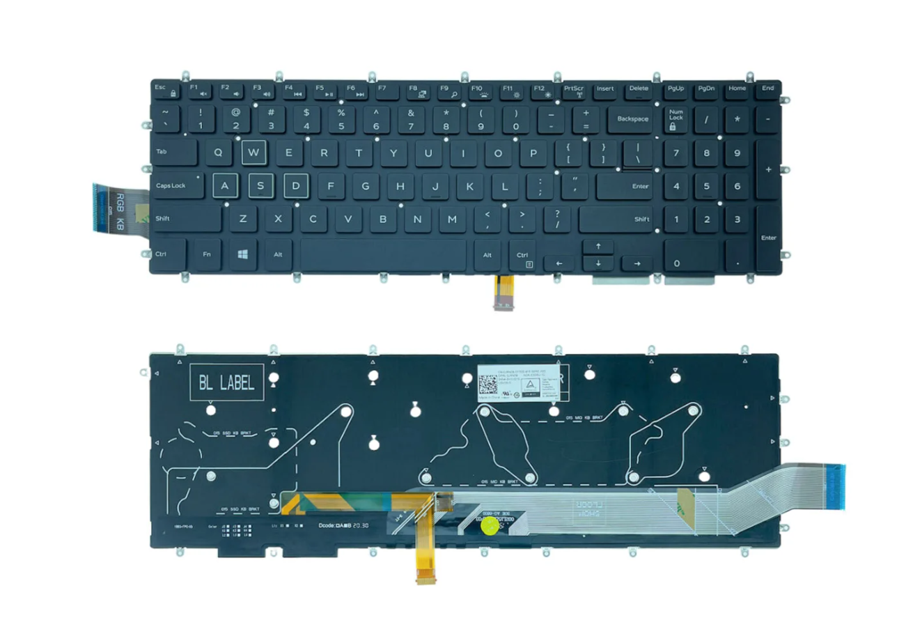 Bàn phím laptop Dell Gaming G5 5000, 5500, 5587, 5590, G7 7000, 7588, 7590, 7790 (LED RGB, BH 6TH)