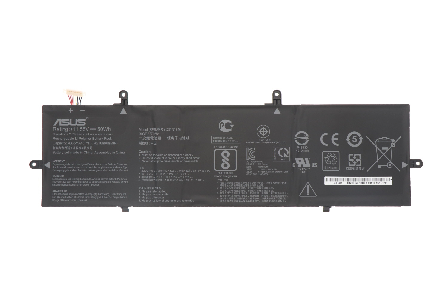 Pin laptop ZenBook Flip UX362F UX362FA – C31N1816 (3 cell)