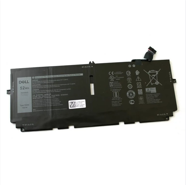 Pin laptop Dell XPS 13 9300 9310 722KK (4 cell 52 Wh)