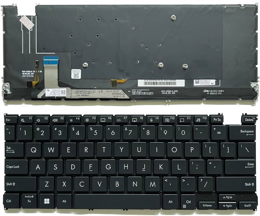 Bàn phím laptop Asus Zenbook 14 OLED UX3402, UX3402Z, UX3402ZA, UX3402VA, UM5302T, UM3402 (LED, BH 6TH)