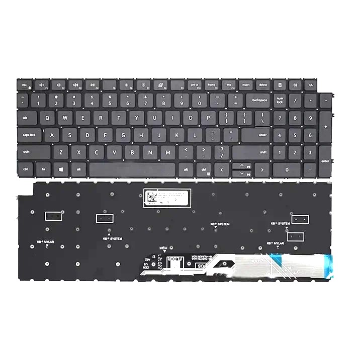 Bàn phím laptop Dell Inspiron 3511, 3515, 3520, 3521, 5510, 5515, 7510, 7610, Vostro 3510, 3515, 3520, 3525, 5510, 5515, 5620, 5625, 5630 (ĐEN)