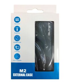Box M2 Sata Ngff Ra Usb 3.1 Glowy