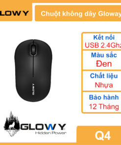 Chuột Ko Dây Glowy Q4 (Đen)