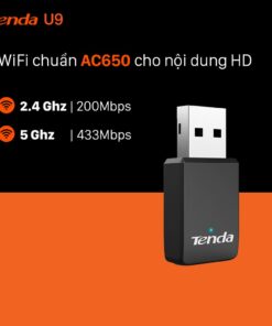 Usb Thu Wifi Tenda U9 Ac650 (Mini - 2.4ghz/5ghz) - nhập khẩu chất lượng