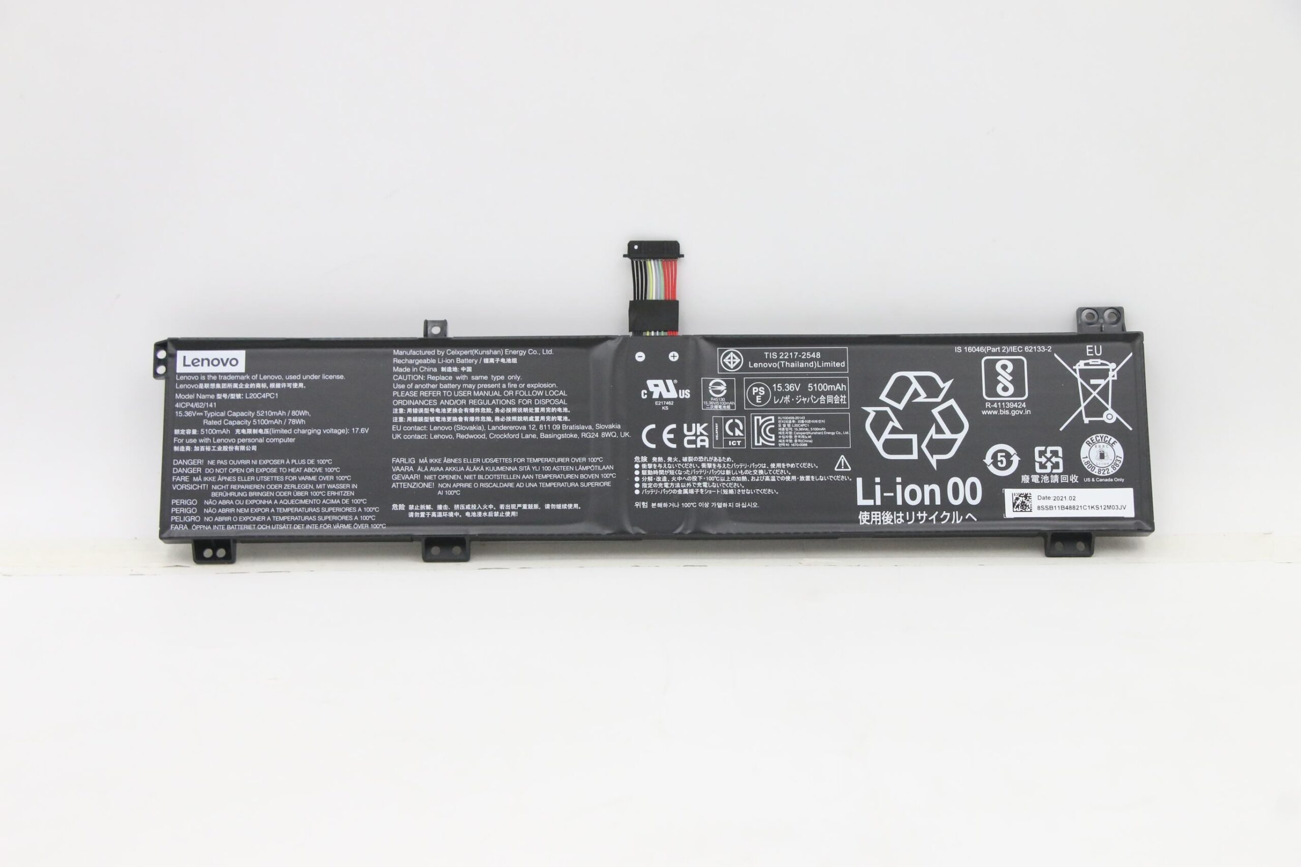 Pin laptop Lenovo Legion 5 15ITH6 L20C4PC1 - 4 cell 80Wh nhập khẩu chất lượng