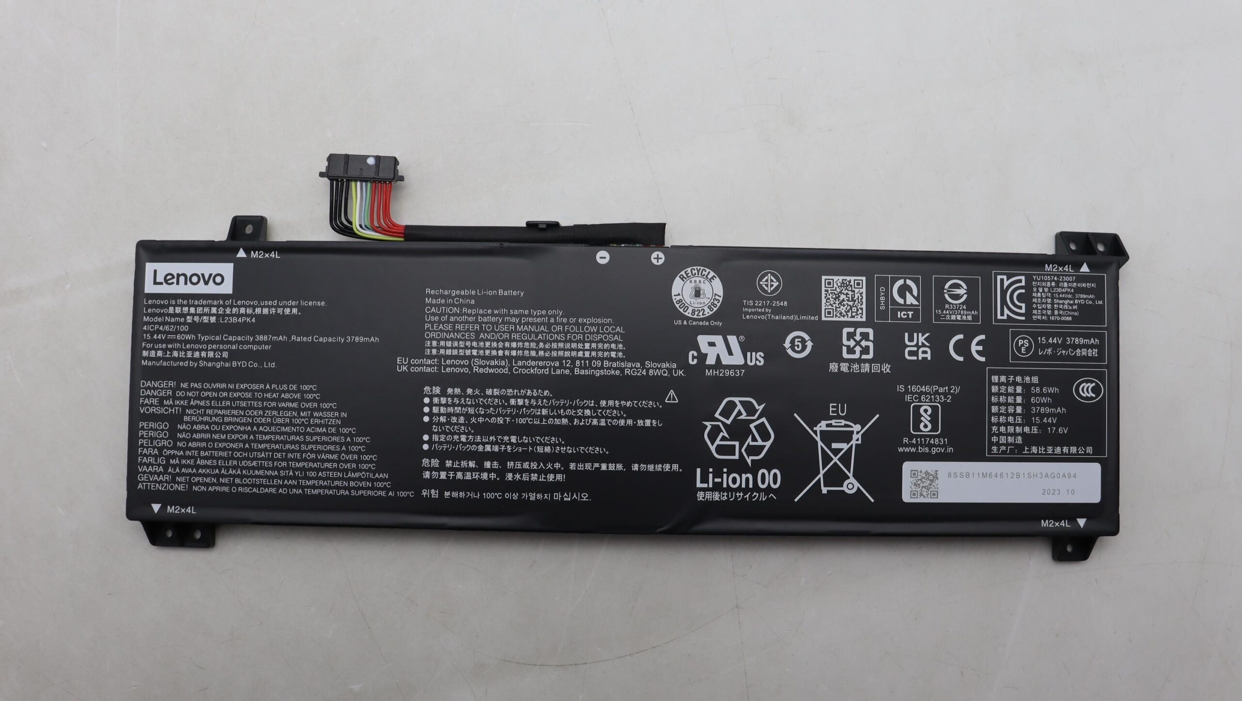 Pin laptop Lenovo LOQ 15ARP9 L23M4PK4 - 4 cell nhập khẩu chất lượng