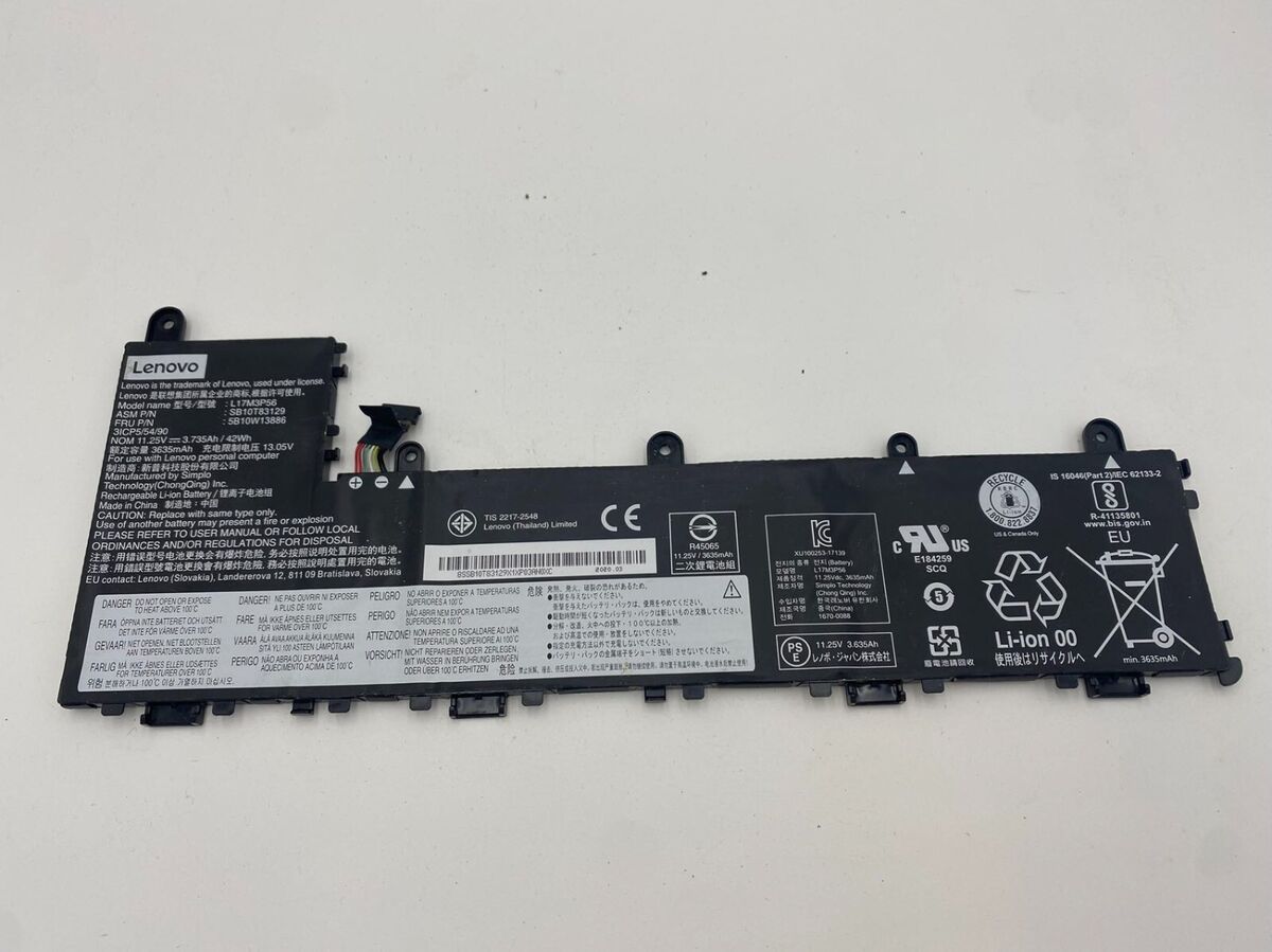 Pin laptop Lenovo ThinkPad Yoga 11e Gen 5 (Yoga 11e 5th Gen) - L17M3P56 - 3 cell