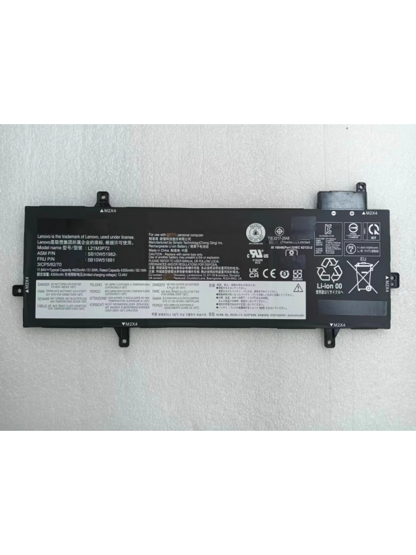 Pin laptop Lenovo ThinkPad Z13 Gen 1 (Type 21D2, 21D3) – L21M3P72 – 3 cell