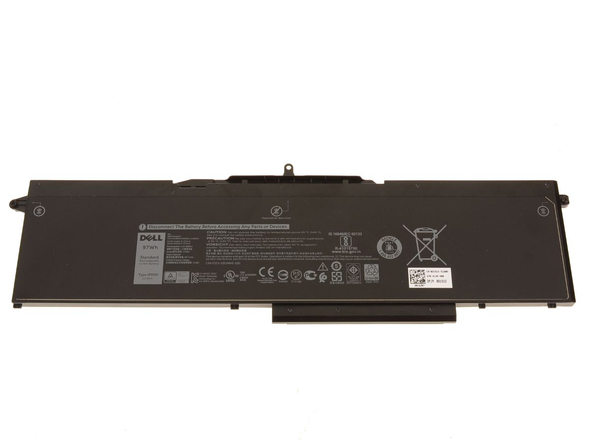 Pin laptop Dell Latitude 5401 5410 5411 5501 5510 5511 1FXDH 97Wh 6 cell