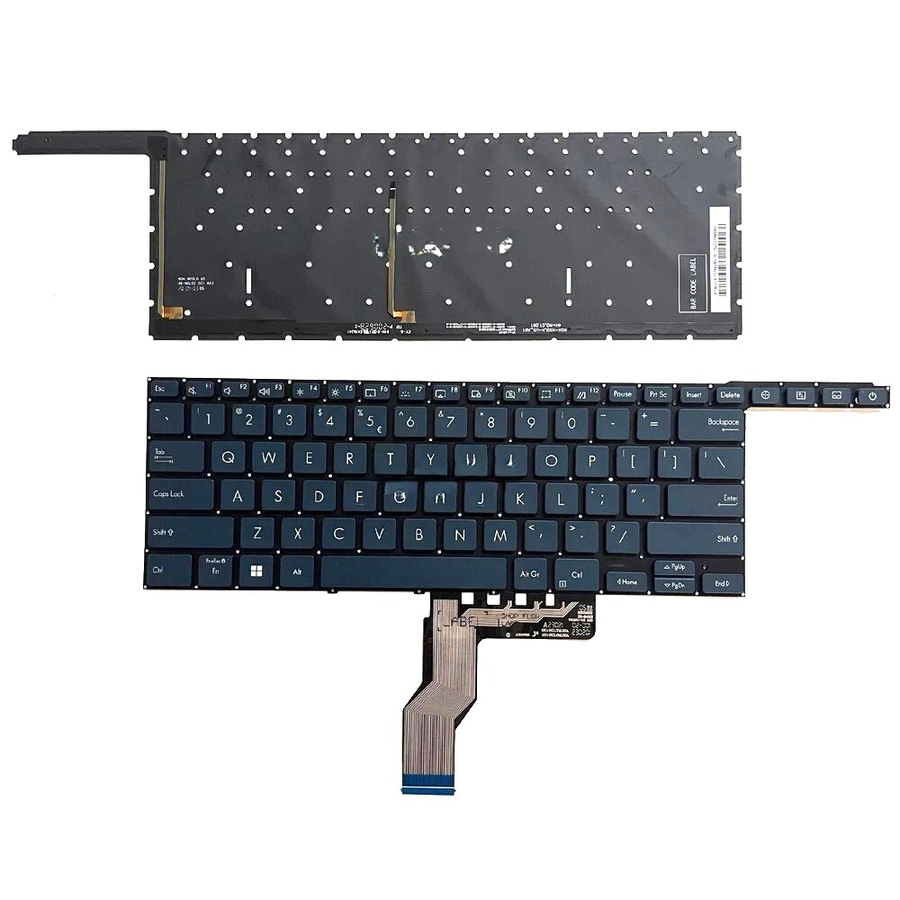 Bàn phím laptop Asus Zenbook Pro Duo 15 UX582, UX582LR, UX582HS, UX582HM, UX582ZM, UX582ZW (LED, BH 6TH)