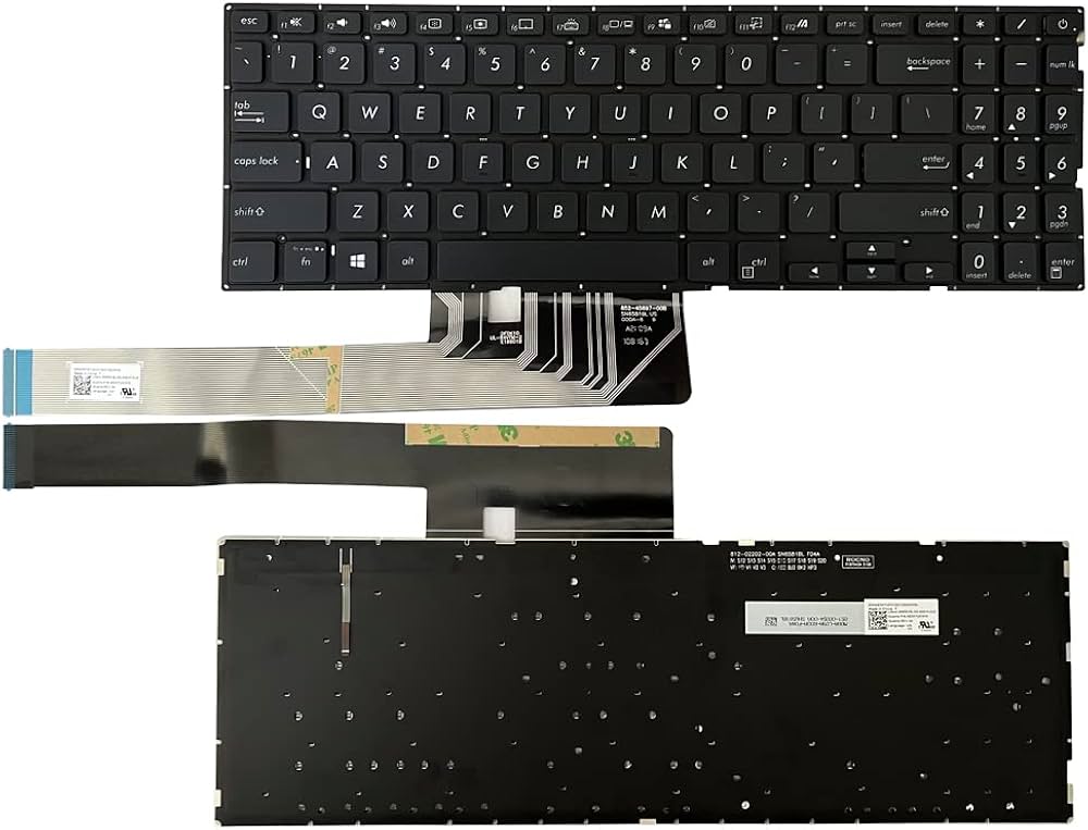 Bàn phím laptop Asus Vivobook 15 X571, X571F, X571G, X571GT, X571U, F571GT, VX60F, F517 (LED, BH 6TH)