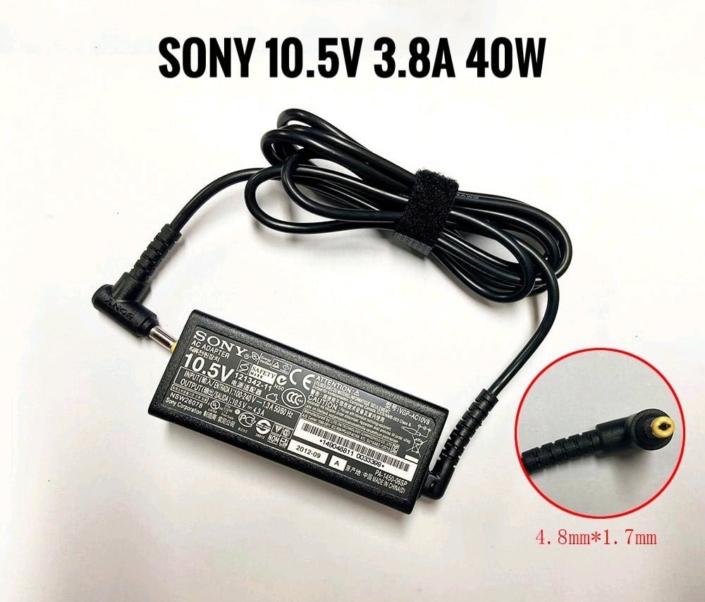 Sạc Sony 10.5V-3.8A (2.5X1.7Mm) - Zin