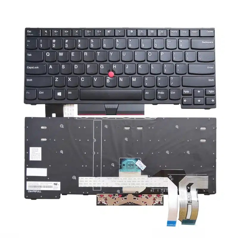 Bàn Phím Laptop Lenovo E480, E485, E490, E495, L380, L480, L490, T480s, T490, T495 (Có Chuột, Phím Rời, Có Khung)